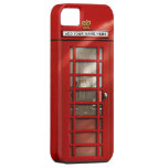 British Red Telephone Box Personalised Case For The iPhone 5