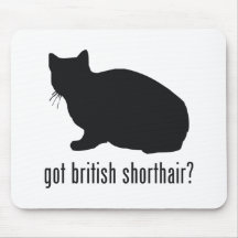 British Shorthair Cat Mousepads