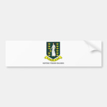 British Virgin Islands Coat of Arms Bumper Stickers