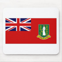 British Virgin Islands Flag Mouse Pad