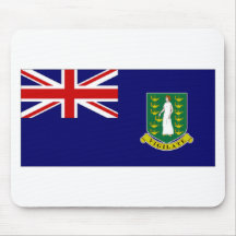 British Virgin Islands Flag Mousepad