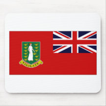 British Virgin Islands Flag Mousepad