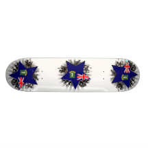 British Virgin Islands Star Skate Board Decks