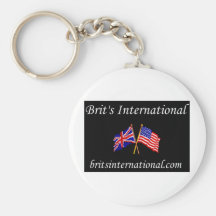 Brits International in Black Key Chains