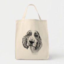 Brittany Spaniel Tote Bags