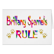 Brittany Spaniels Rule Card