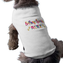 Brittany Spaniels Rule Doggie Tshirt