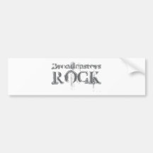 Broadcasters Rock Bumper Stickers