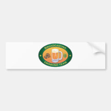 Broadcasting Drinking Team Bumper Stickers