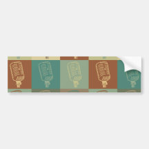 Broadcasting Pop Art Bumper Sticker