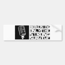 Broadcasting Survive Bumper Sticker