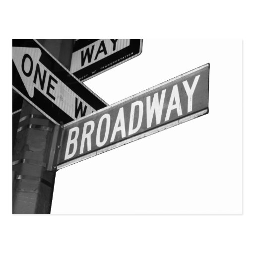 Broadway Sign Post Cards
