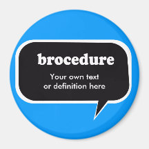 BROCEDURE FRIDGE MAGNET