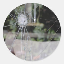 Broken show-window stickers