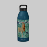 Bronze Llama Jaded Damask Liberty Bottle water bottles