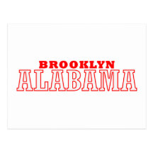 Brooklyn, Alabama City Design Post Cards