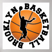 Brooklyn Basketball Poster