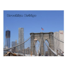 Brooklyn Bridge and Freedom Tower Postcards