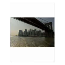 Brooklyn Bridge by boat Post Cards