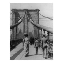 Brooklyn Bridge Crossing Post Card