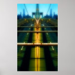 Brooklyn Bridge Mirrorred Posters