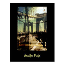 brooklyn bridge, NYC Postcards