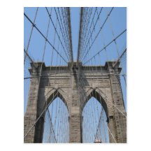 Brooklyn Bridge postcard