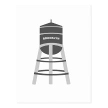 Brooklyn Water Tower Post Card