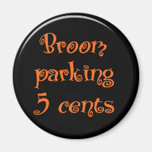 Broom Parking! Magnet
