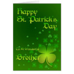 Brother, Happy St Patrick's day card