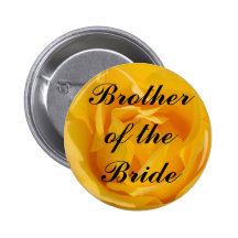 Brother of the Bride Pinback Button