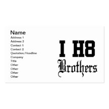 brothers business card template