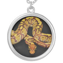 Brown and Gold Ball Python Custom Necklace