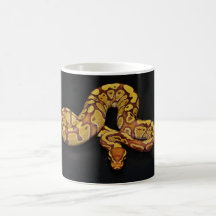 Brown and Gold Ball Python Mugs