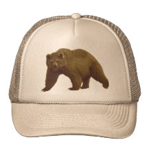 Brown Bear Trucker Hat