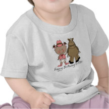 Brown Birthday Pony - Girls T Shirts