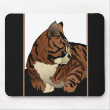 Brown Cat mousepad