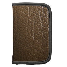 brown crocodile texture mini folio organizer