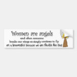 Brown Eyed Blonde Women Are Angels Bumper Sticker
