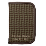 Brown Houndstooth Handsome Gentlemen's Pattern Organizers
