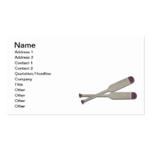 Brown Oars Business Card Template