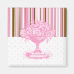 Brown & Pink Chic Magnet