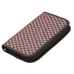 Brown Quatrefoil Folio Planners