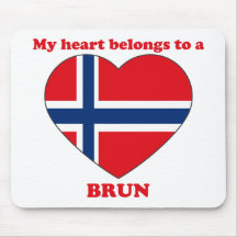 Brun Mouse Pads