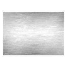 Brushed Aluminium Metal Business Cards