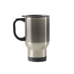 Brushed Aluminium Stainless Steel Textured mugs