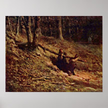 Brushwood Collectors by Jean-francois Millet Posters