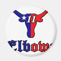 BSelbowsLHflag Fridge Magnets