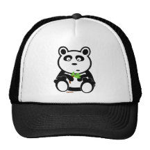 Bubba Panda Bear Mesh Hats