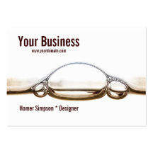 Bubble Abstract Business Card